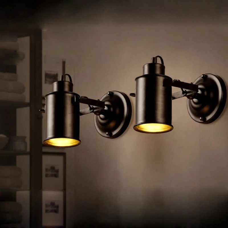 DONWEI E27 настенный светильник Ретро промышленный Регулируемый Светильник Бра