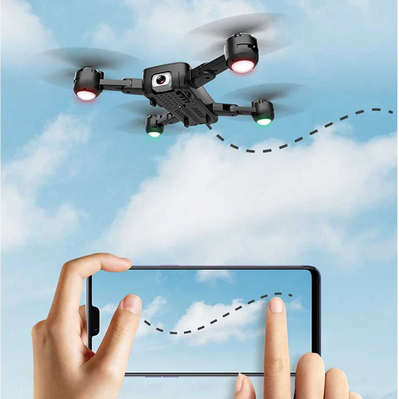 Складной Квадрокоптер с двойной камерой Wi-Fi FPV | Игрушки и хобби