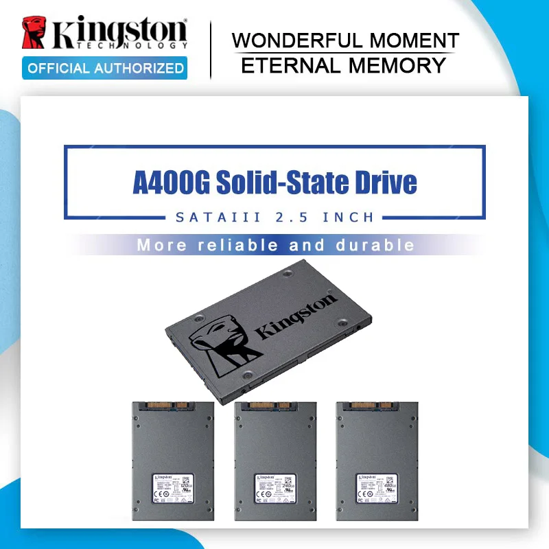Оригинальный kingston Digital A400 960gb SSD SATA 3 2 5 дюймов Внутренний твердотельный накопитель