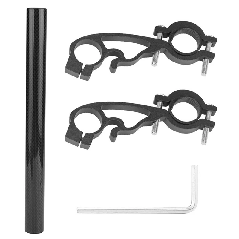 

Bike Handlebar Extender Aluminum Alloy Double Handlebar Extension Bracket for Bicycle Speedometer Headlight Phone