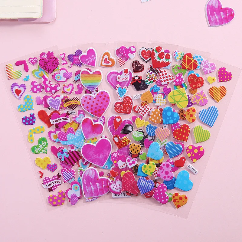 Симпатичные kawaii объемные наклейки DIY ремесло выпуклые 3D клейкие наклейки Канцтовары подарок для детей мультфильм Дневник Декор