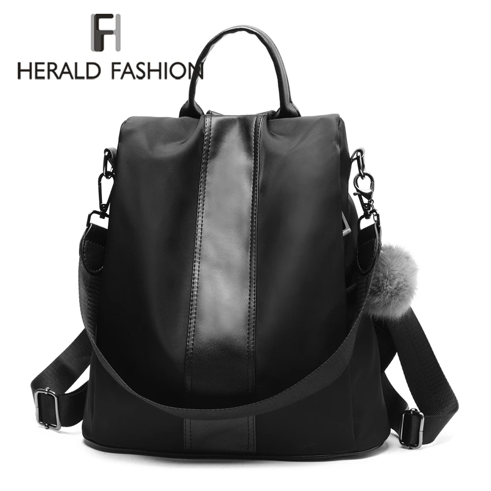 Женский рюкзак с защитой от кражи Herald Fashion винтажные рюкзаки высокого качества