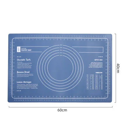 

Food Grade Silicone Kneading Dough Pad kitchen Non-slip Bread Flour Pad Baking Tools Pastry Mat With Measurement