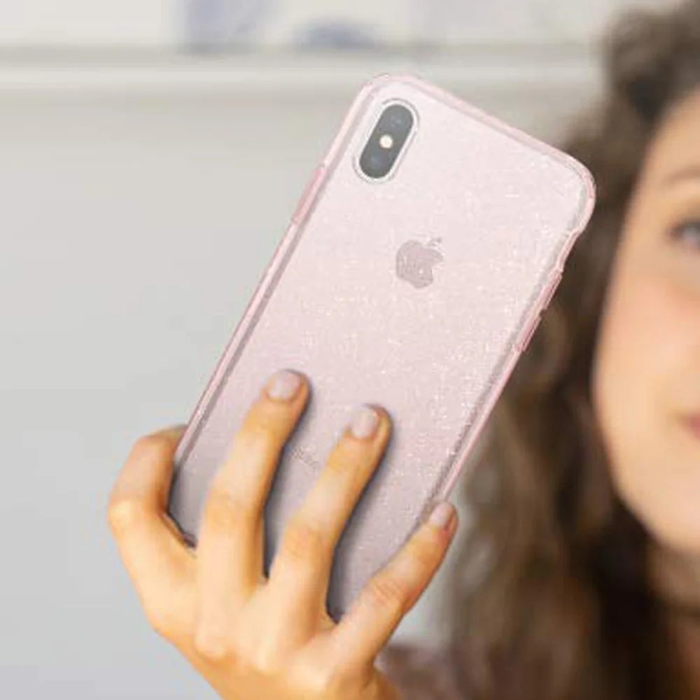 Esobest розовый чехол с жидким блеском для iPhone 11 pro x xs max xr блестящий iphone 6 7 8 plus