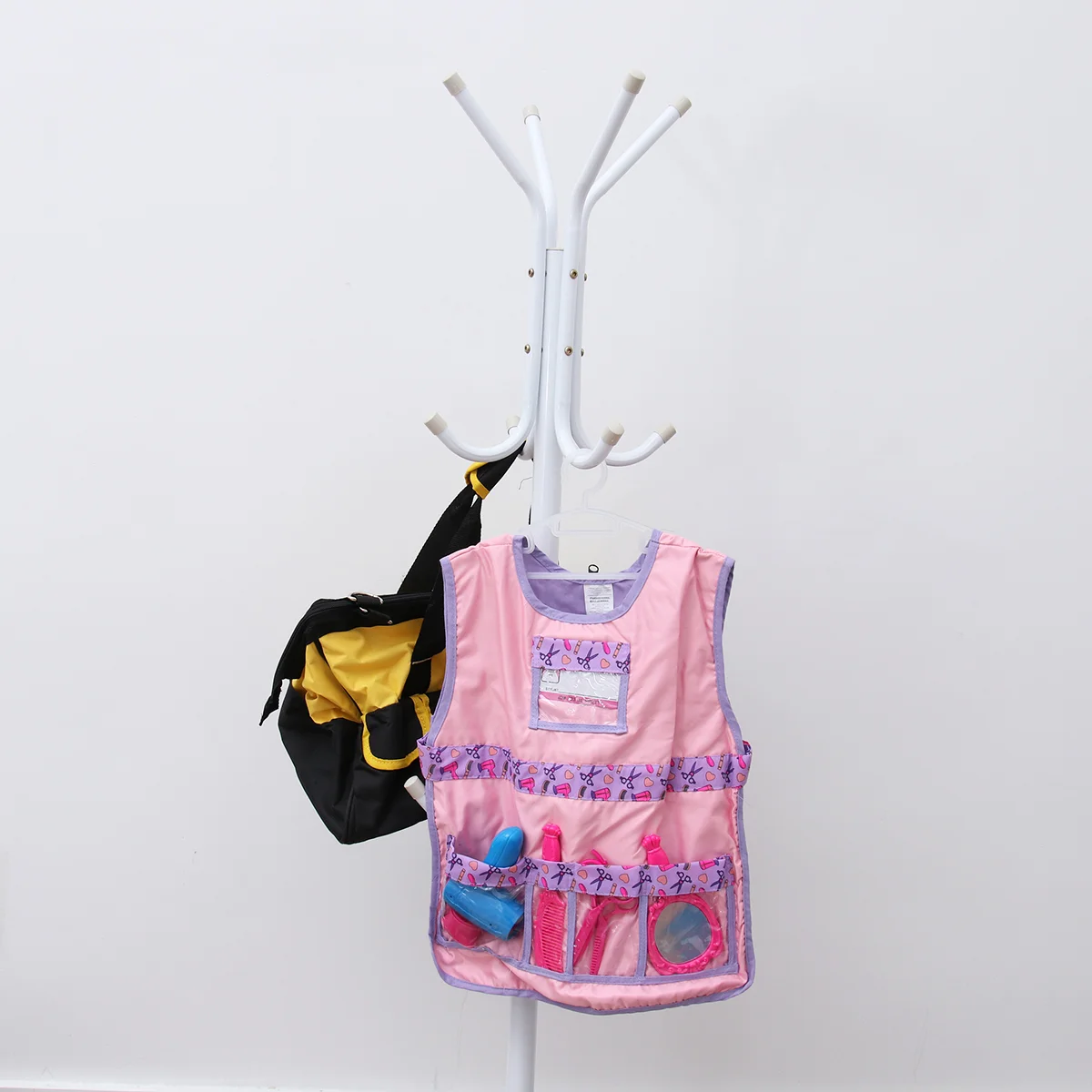 

Железная подставка для пальто, вешалка-держатель для пальто, вешалка для ветвей дерева и шляп, 12 крючков, стойка-органайзер для одежды для до...