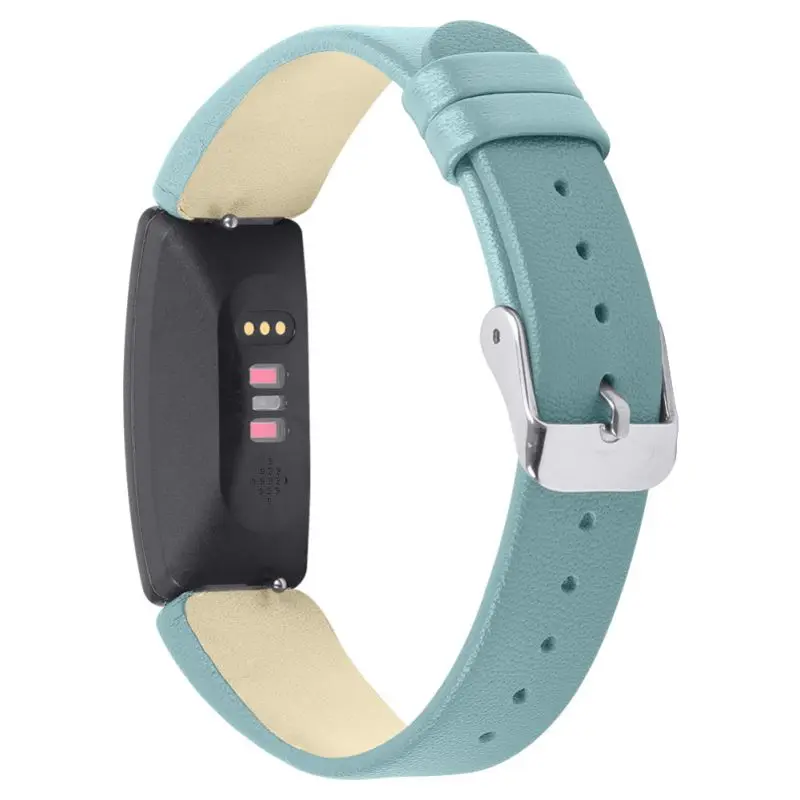 Кожаные ремешки для часов совместимые с Fitbits Inspire женщин и мужчин тонкие сменные