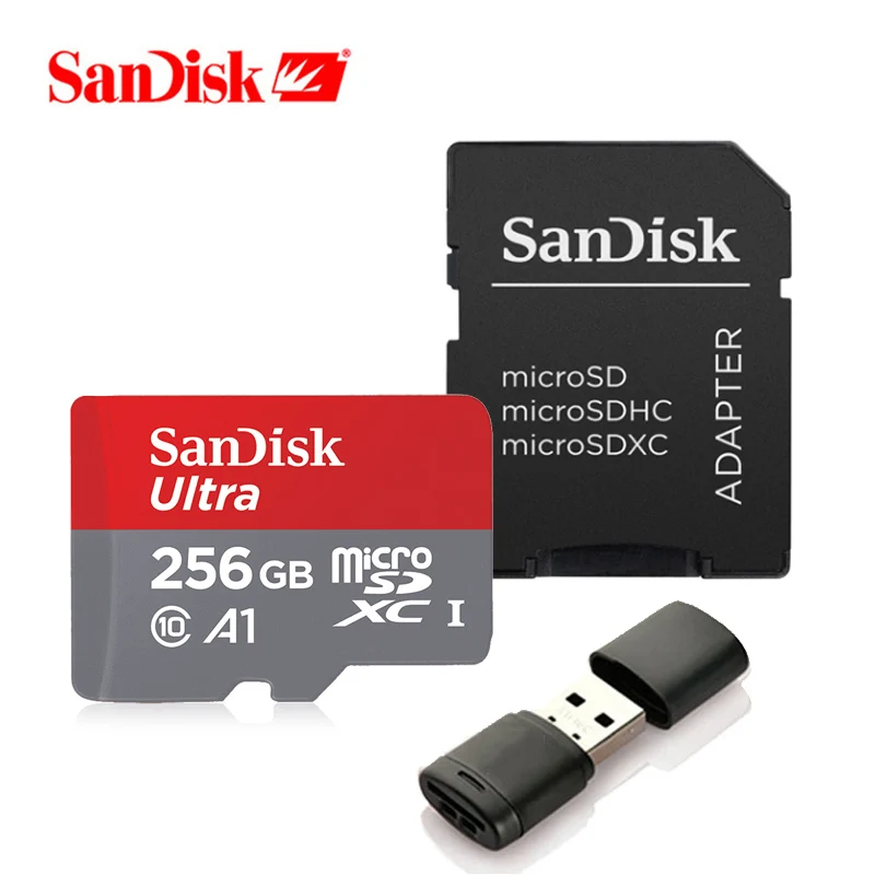 Micro sd карта памяти SanDisk класс 10 200 ГБ 128 256 400 гб | Компьютеры и офис