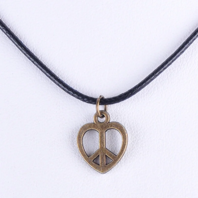 Женское Винтажное колье с подвеской в виде сердца 12 х14 мм|Ожерелья подвеской| |