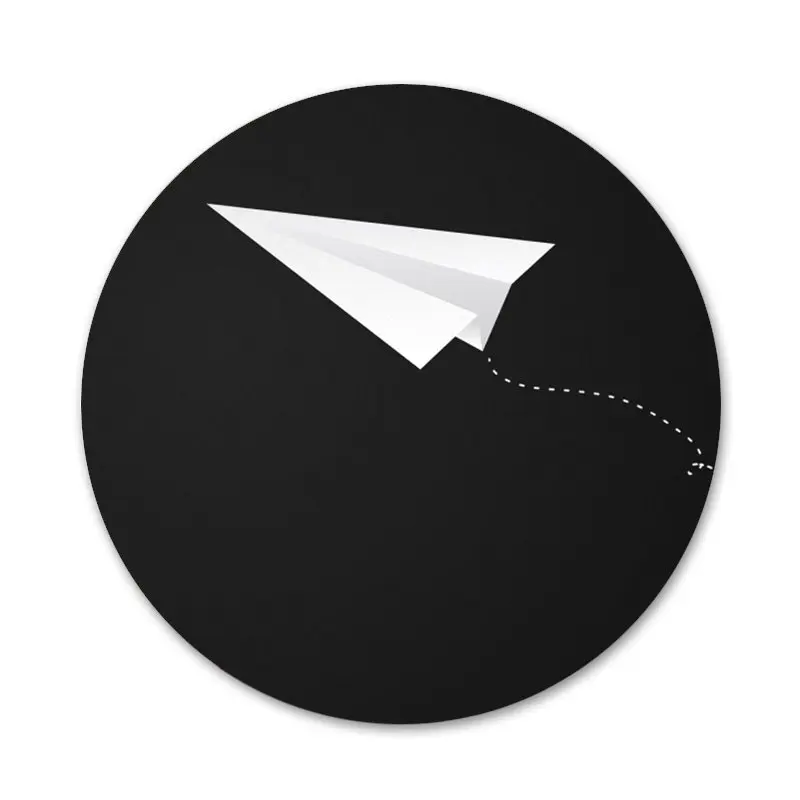 58 мм бумага значок с самолетом брошь заколка аксессуары для одежды рюкзак