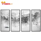 вышивка крестом наборы рукоделие, наборы для вышивки 11CT водорастворимые рисунки на холсте 14C чернила в древнем китайском стиле и настроение-NCMS106