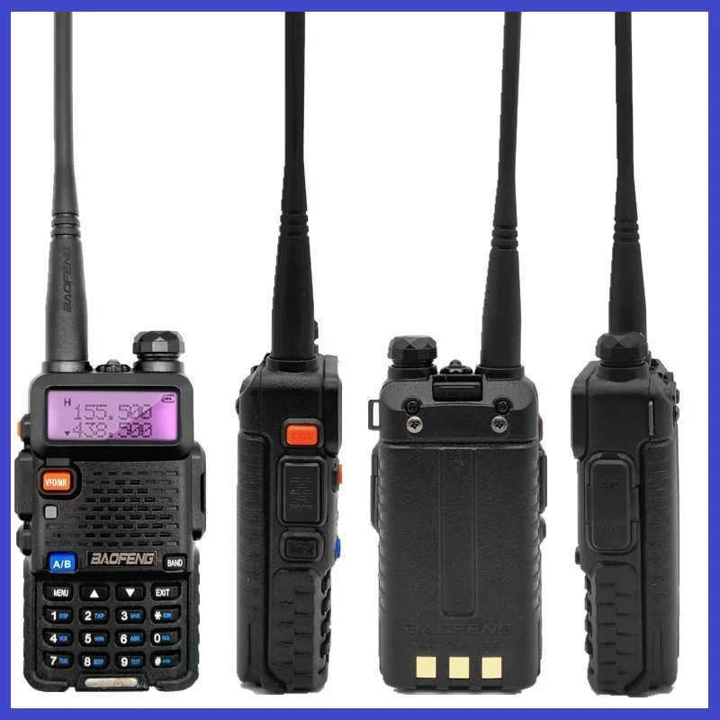 baofeng uv 5r 8w walki talki scanner cb radio station uhf vhf ham radio transceiver amateur 10km uv5r walkie talkie transmitter free global shipping