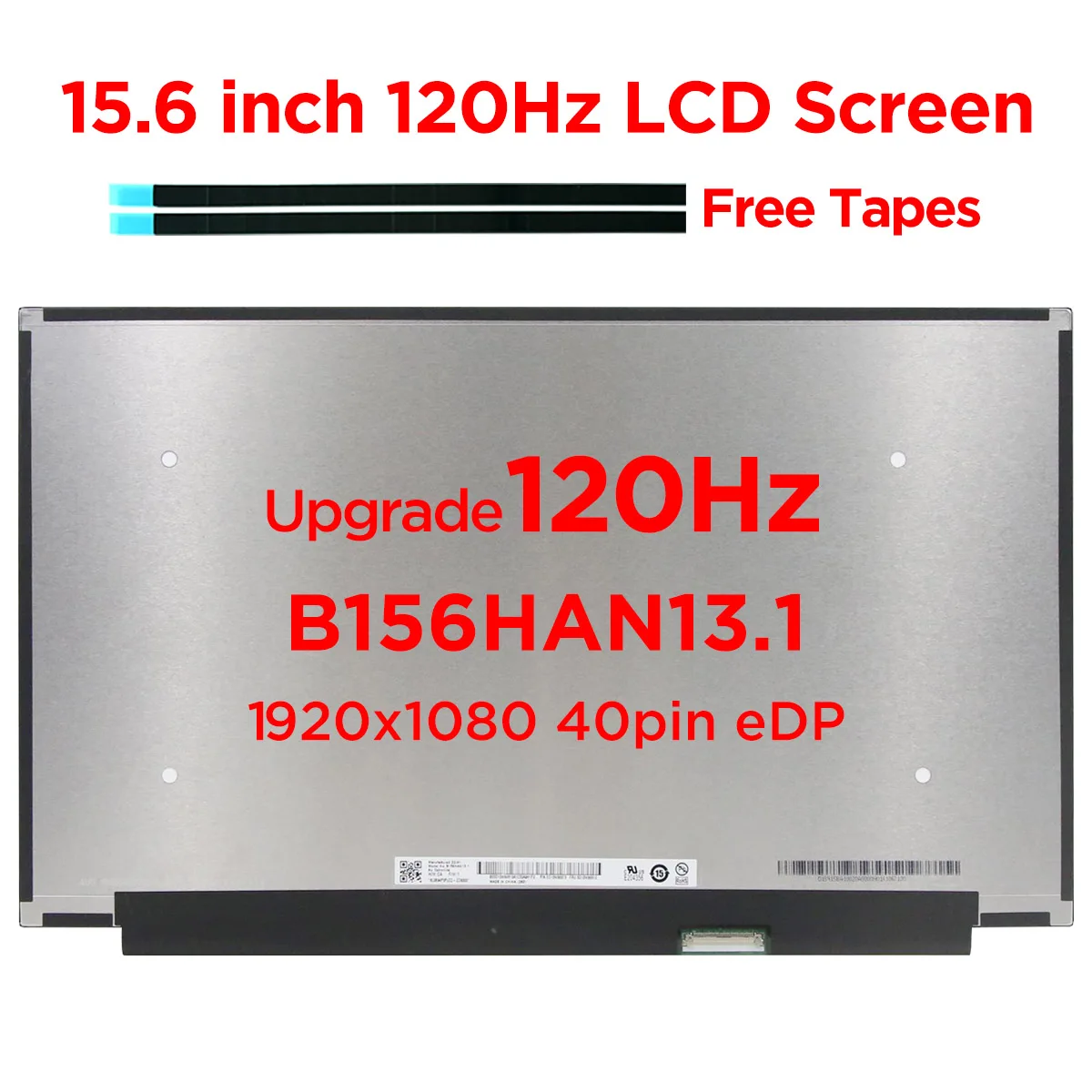 ЖК экран для ноутбука 15 6 &quot120 Гц B156HAN13.1 B156HAN13.0 подходит планшетов Lenovo Legion 5 15ARH05H Φ