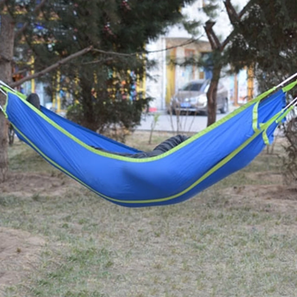 

Портативный подвесной гамак для дома, путешествий, кемпинга, качели, спальная кровать для дома, двора, релаксационные украшения