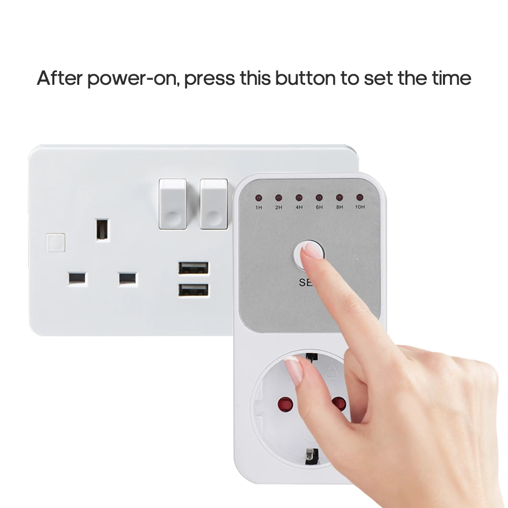 EU /US/ UK Plug Electrical Outlet Timer Socket Smart Time Setting Swtich Control Kitchen | Дом и сад