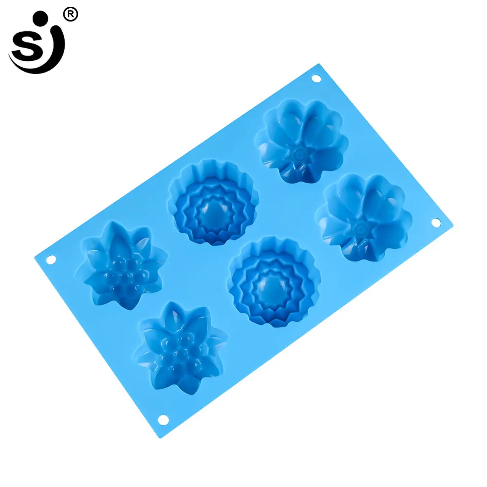Силиконовая форма SJ 3D сделай сам формы для мыла с цветами инструмент ручной