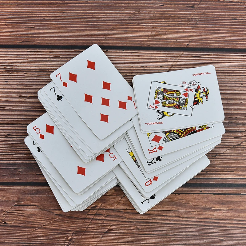 Игральные покерные карты портативный мини маленький покер интересные игральные