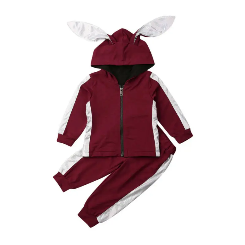 Goocheer/пальто с капюшоном для маленьких девочек топы длинные штаны одежда