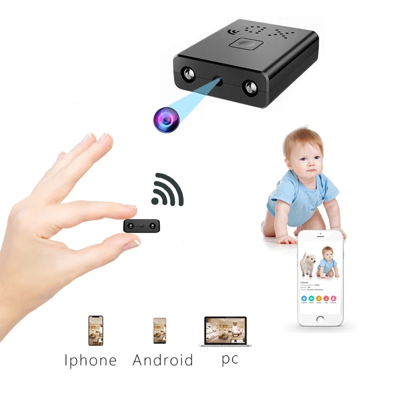 

Мини-камера DV/ Wifi 1080P, микро камера ночного видения, обнаружение движения, мини-видеорегистратор, удаленный просмотр, мини-видеокамера XD