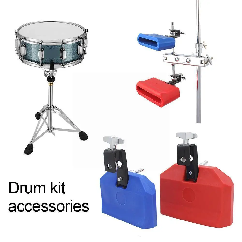 

Quality Jam Drum Cowbell Set Pitched Durable Treble Percussion Bell Part Set Accessories Drum Drums Abs Jazz F2n1