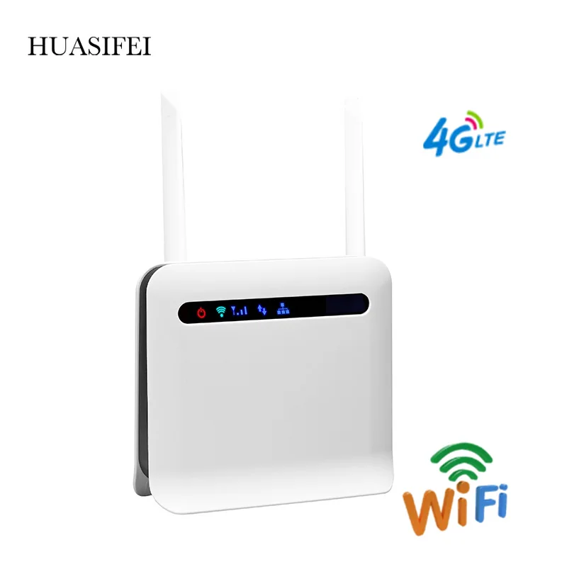 HUASIFEI unlocked 300Mbps 3G4G wireless router 2.4G Sim card 4g Wifi with slot 2*5Dib detachable antenna | Компьютеры и офис