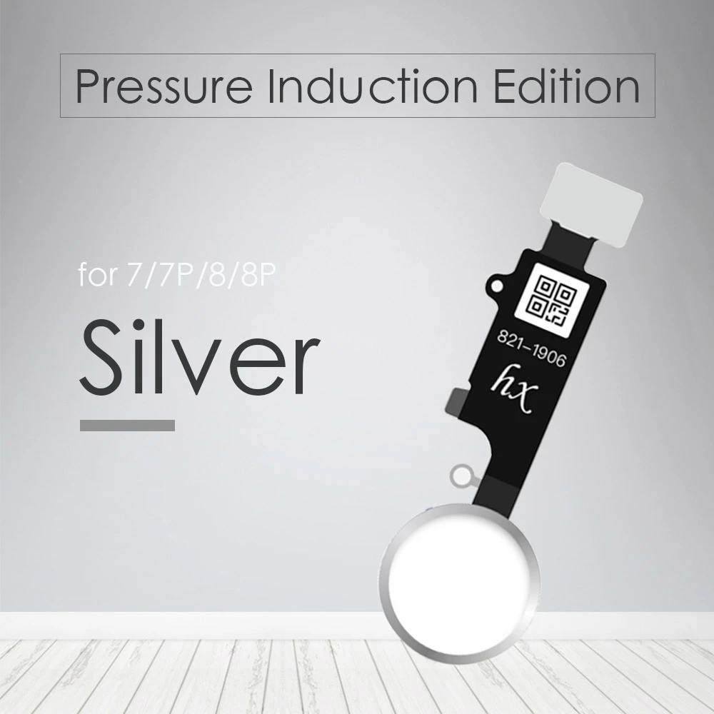 HX-Press-Silver JC/Meibi 5th YF HX 3rd Gen универсальная кнопка home для iPhone 7 7G 8 8G Plus клавиатура меню Функция возврата без touch ID - Цвет: HX-Press-Silver
