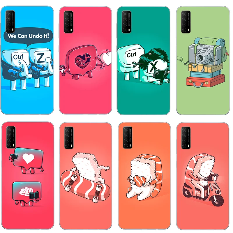 

Милый мультяшный трендовый чехол для телефона Honor 9A 9S 9C 9X 8S 8A Pro 8X 8C 10 20S 20 Lite, чехол для Huawei p30 p40 Lite E Pro