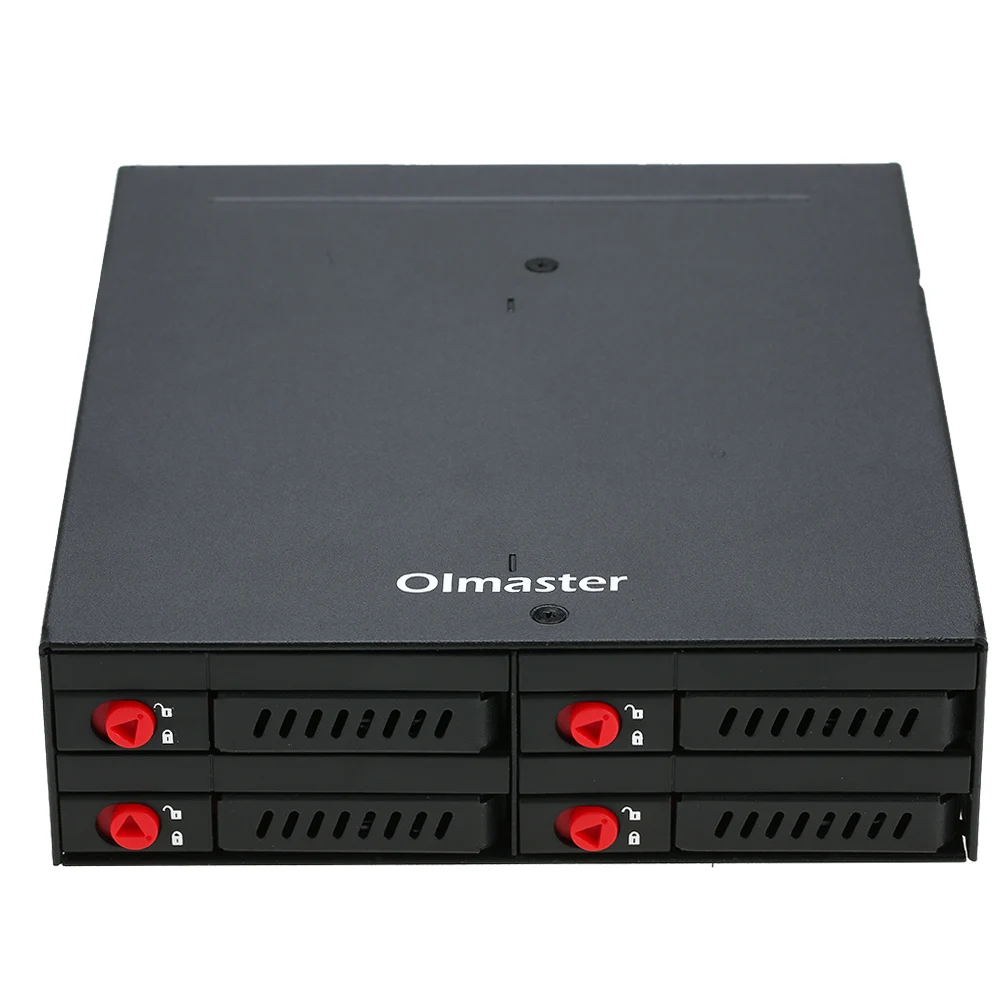 OImaster 4 секции SATA HDD SSD жесткий диск мобильный стеллаж с функцией блокировки