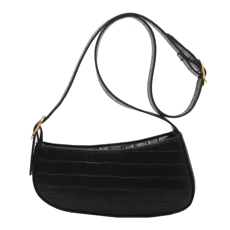 

Pattern Design Stone Luxury PU Leather Crossbody Bags for Women 2021 Female Brand Luxury Ladies Simple Travel Shoulder Handbags