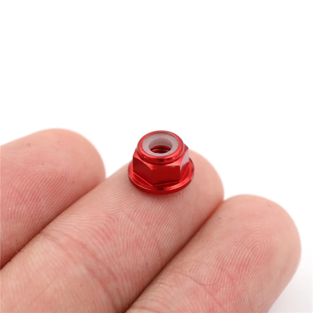 

4Pcs/lot Aluminium Profile Connectors Tools M4 RC HSP 102049 (02190) Aluminum Nylon Nut M4 For 1:10 Upgrade Parts