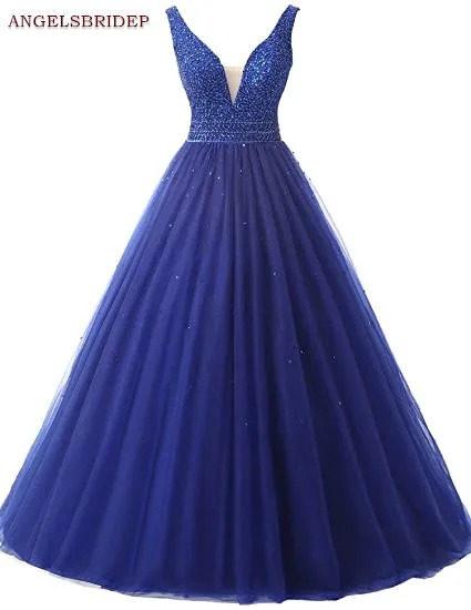 ANGELSBRIDEP бальное платье с сердечком платья для Quinceanera 15 лет официальные женские на