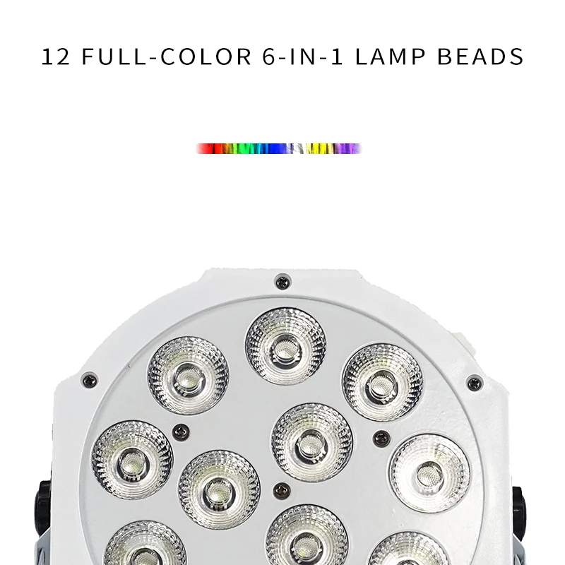 Белый светодиодный просветильник Тор с дистанционным управлением 4 в 1 RGBW 12 х12 Вт