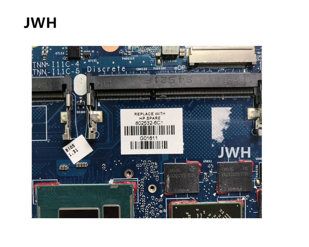 Материнская плата для HP EliteBook 840 850 G1 i5-4210U 802532-001 802532-501 802532-601 протестирована |
