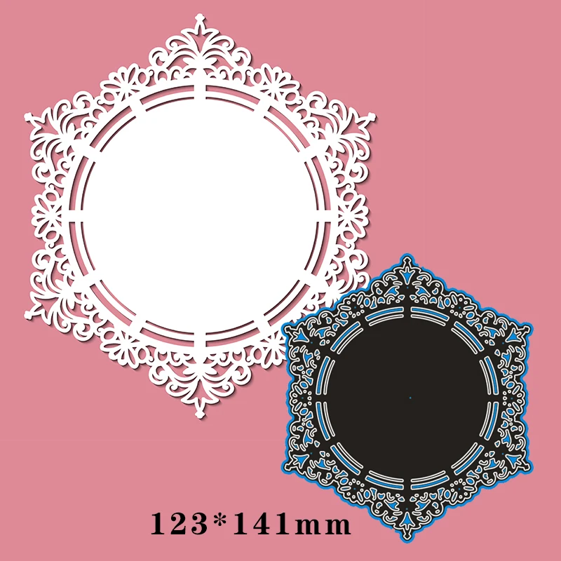 

Cutting Metal Dies Snowflake for 2020 New Stencils DIY Scrapbooking Paper Cards Craft Making New Craft Decoration 123*141mm