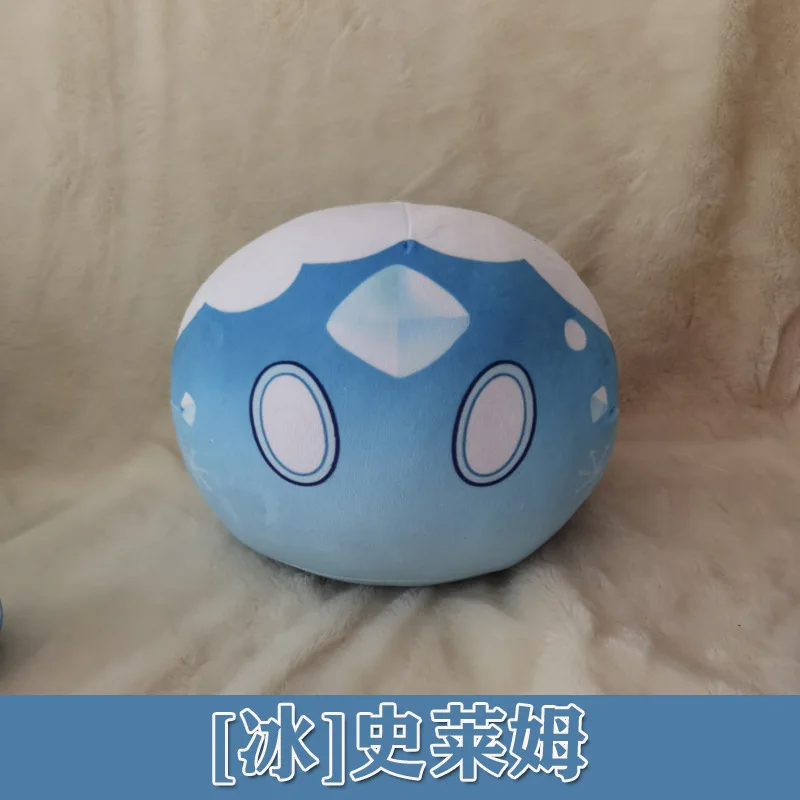 

Anime Game Genshin Impact Slime Theme Cute Plush Dolls Dango Throw Pillow Toys Cartoon Sofa Back Cushion Birthday Xmas Gift