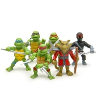 6pcsbag lovely mini turtles actions figure cartoon tartaruga turtles toys for children anime figure doll toys for children