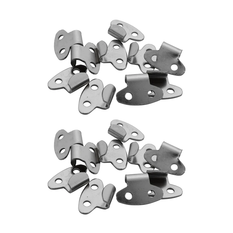 

Hot SV-20Pcs Cabinet Spring Loaded Iron Straight Loop Toggle Latch 45Mm Length