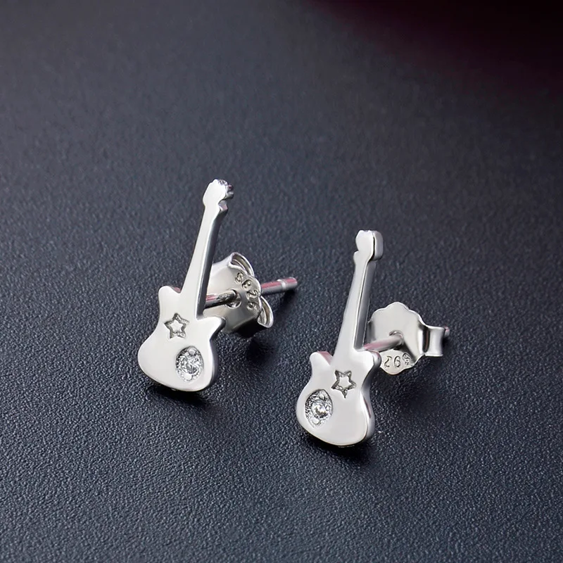 

s925 sterling silver zirconium earrings ladies fashion creative jewelry