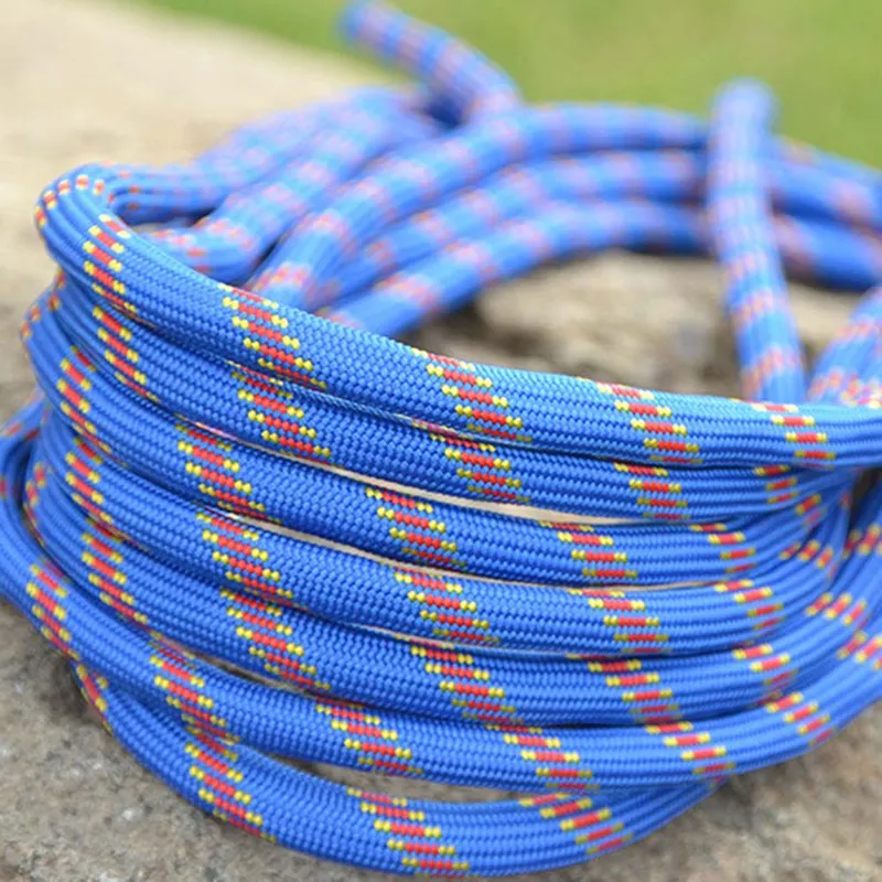 

Professional Outdoor Rock Climbing Rope 10mm Diameter High Strength Survival Paracord Safety Rope Cord String Hiking Accessory