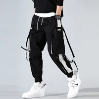 streetwear pockets 2021 mens jogger pants hip hop sweatpants joggers trousers tactical mens pants cargo harem pants men clothes