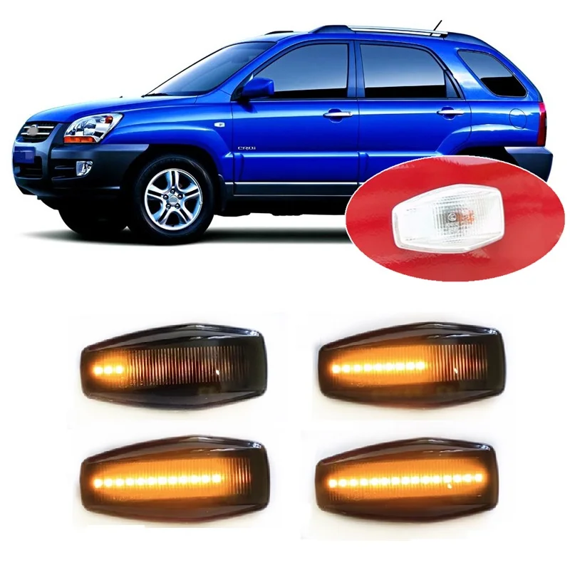 Последовательный Светодиодный индикатор для Kia Sportage JE KM 2004 2005 2006 2007 2008 2009 2010 |