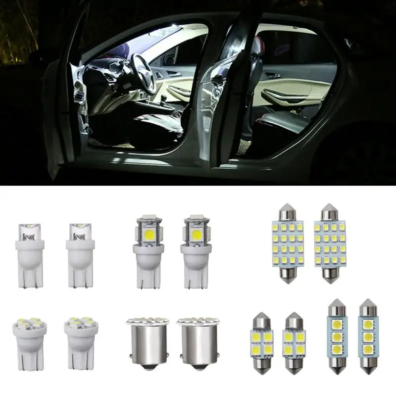 1157 T10 31 36 41 мм Светодиодные Автомобильные украшения Освещение номерного знака для