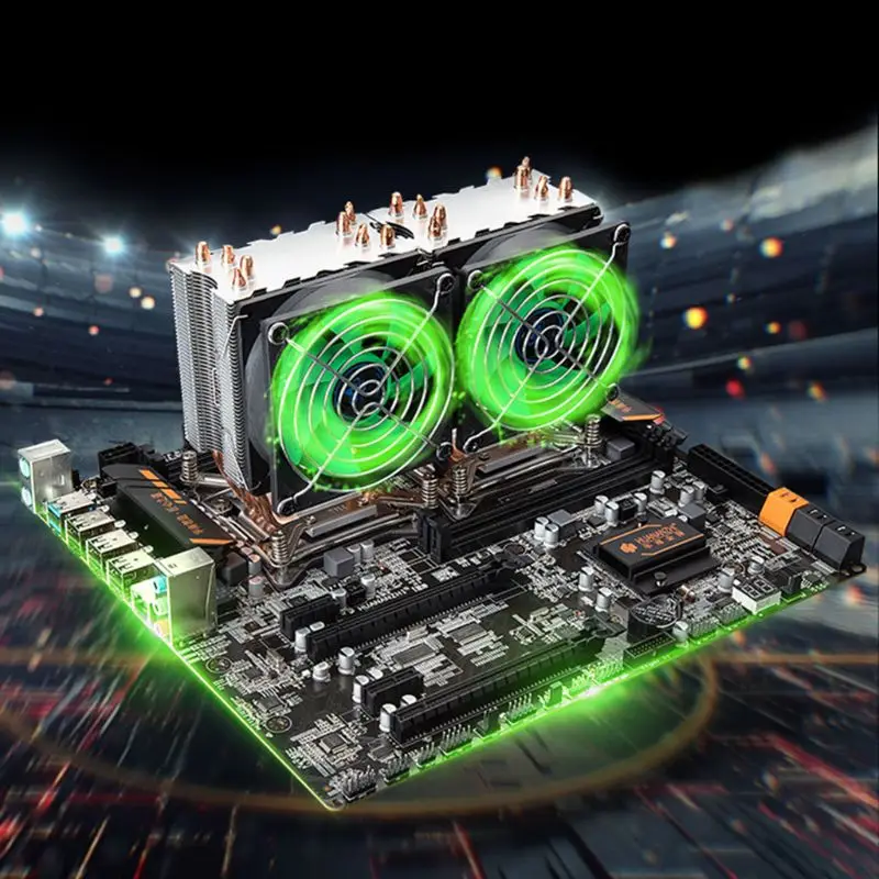 Материнская плата Huananzhi X79 с двумя процессорами LGA 2011 USB3.0 SATA3 PCI-E NVME Xeon | Компьютеры