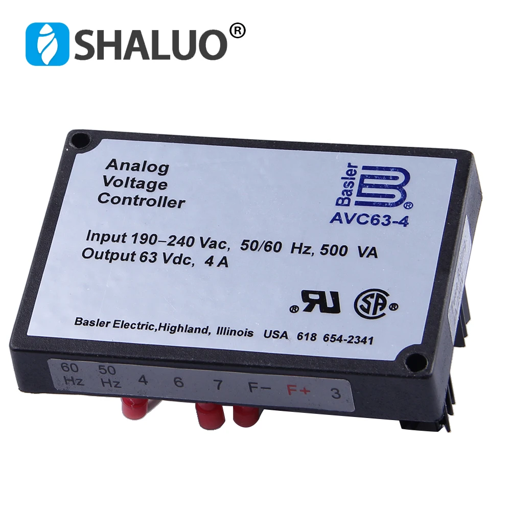 Basler AVR AC дизель-генератор автоматический Напряжение источника питания регулятора 220 В однофазный заменить Оригинальное стабилизатор AVC63-4