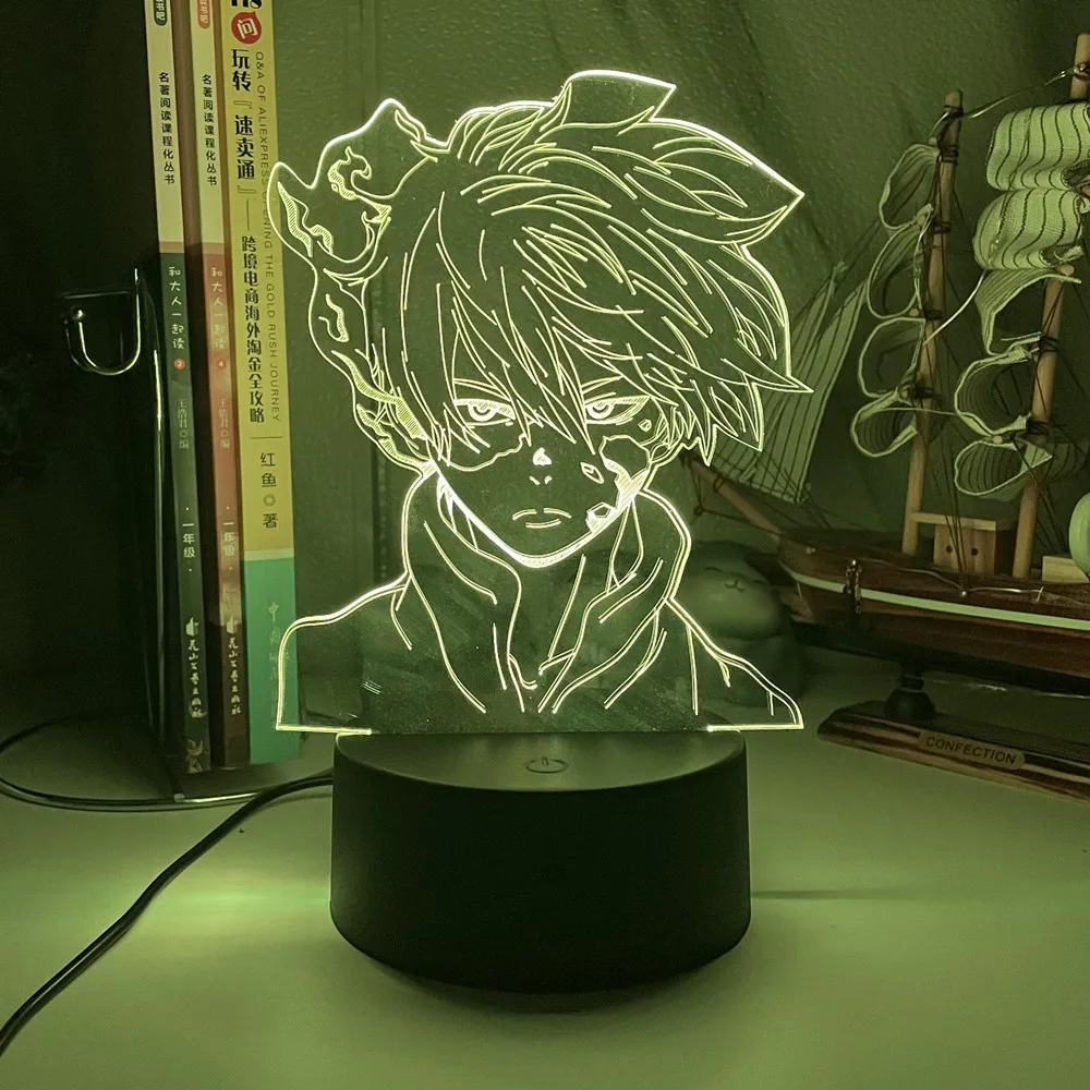 

3d Led Night Light Anime My Hero Academia for Bedroom Decor Birthday Gift Manga Gadget My Hero Academia Katsuki Bakugo Lamp