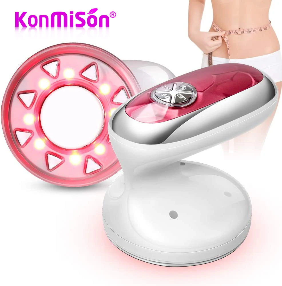 

EMS RF Cavitation Ultrasonic Body Slimming Massager Weight Loss LED RF Radio Frequency Skin Lift Tighten Beauty Device