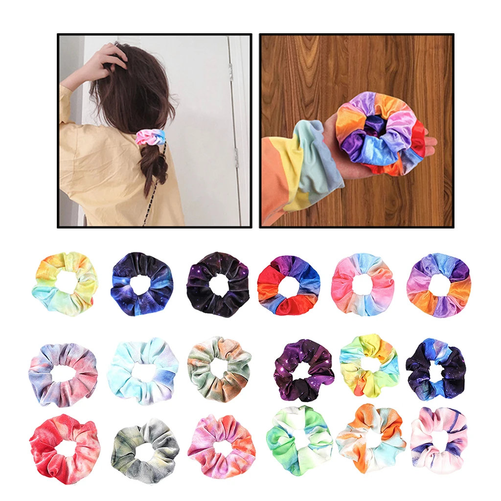 

3/6pcs Hair Scrunchies Elastic Hair Bands Hair Ties Ropes Women Hair Accessories