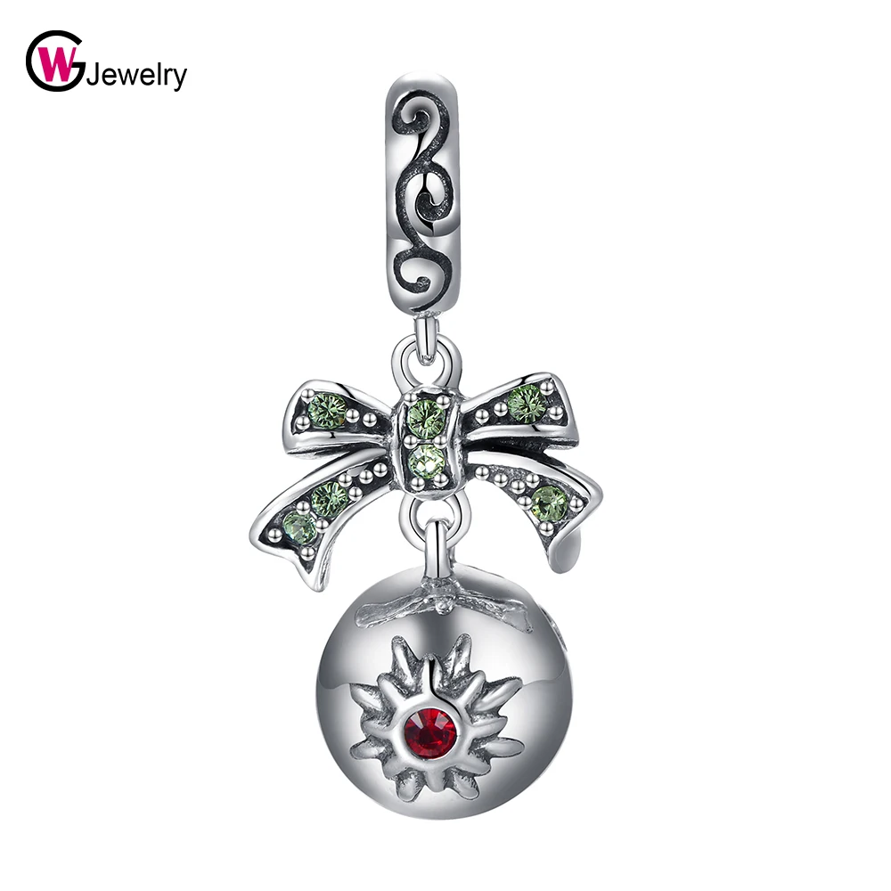 Талисманы серебро 925 пробы кулон бант из бисера браслет серии Оригинальный