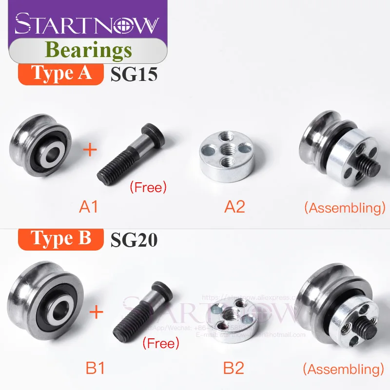 U глубокий шаровой подшипник с свободными фиксируемыми винтами двухрядный