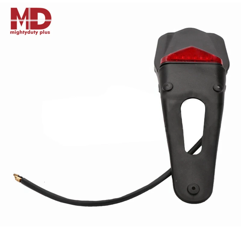 Брызговик для мотоцикла со светодиодсветильник кой заднее освещение мини