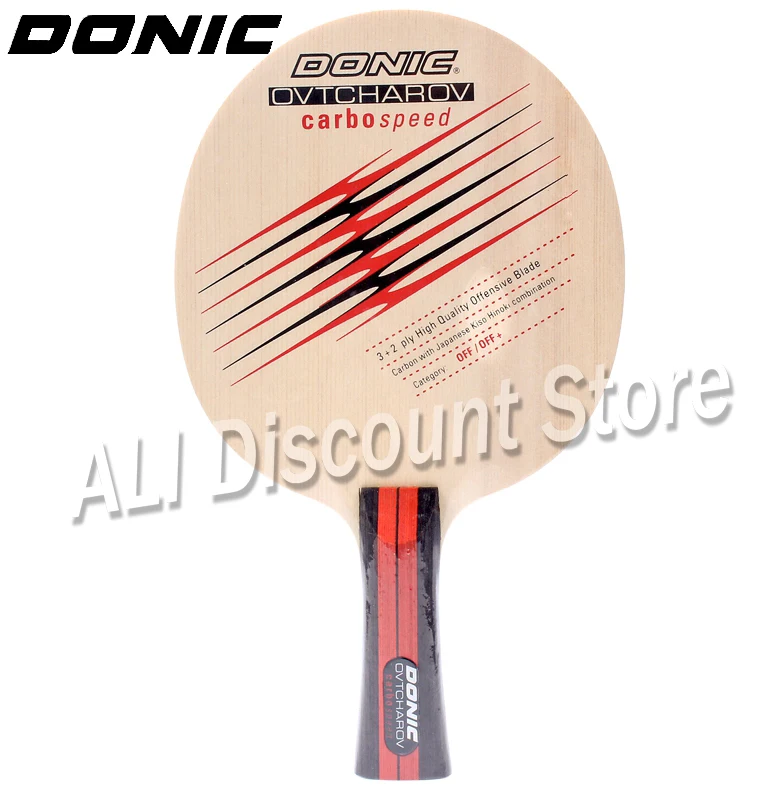 Donic-raqueta Ovtcharov Carbo Speed para tenis de mesa, pala de 5 capas, pala de palo de Ping Pong, 22931/33931
